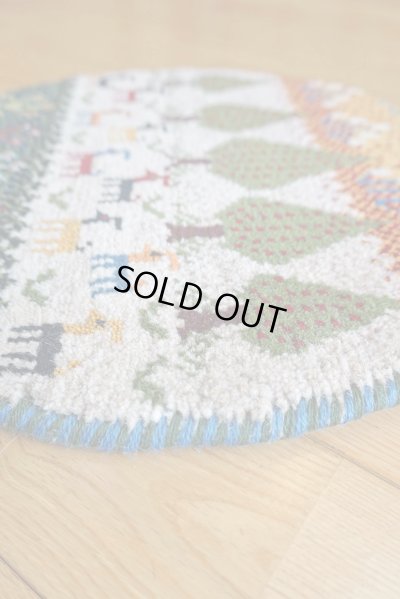 画像4: カシュクリ/座布団サイズ・丸39×39cm