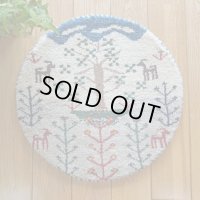 カシュクリ/座布団サイズ・丸39×39cm