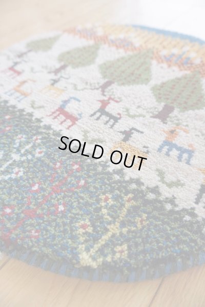 画像2: カシュクリ/座布団サイズ・丸39×39cm