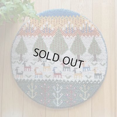 画像1: カシュクリ/座布団サイズ・丸39×39cm