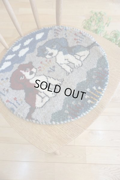 画像5: カシュクリ/座布団サイズ・丸38×38cm