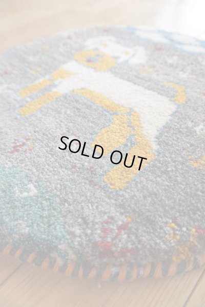 画像2: カシュクリ/座布団サイズ・丸40×40cm