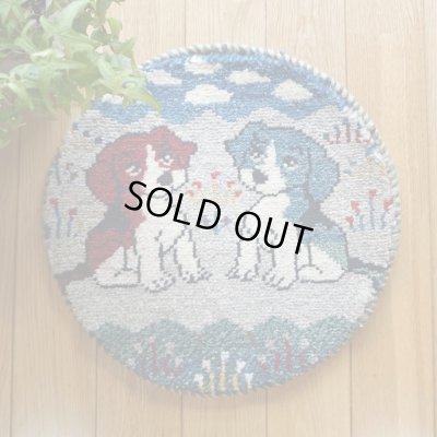 画像1: カシュクリ/座布団サイズ・丸38×38cm