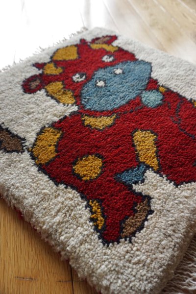 画像2: ギャッベ/座布団サイズ42×43cm（ボンボリなし）