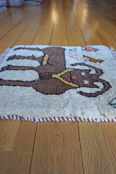 画像4: ギャッベ/座布団サイズ43×40cm（ボンボリなし）