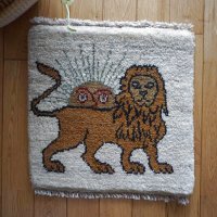 ギャッベ/座布団サイズ44×44cm（ボンボリなし）