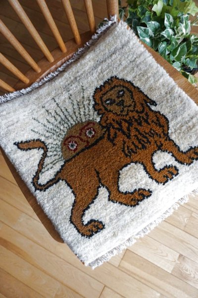 画像6: ギャッベ/座布団サイズ44×44cm（ボンボリなし）