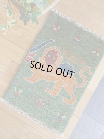 画像1: ギャッベ/玄関マット小59×40cm