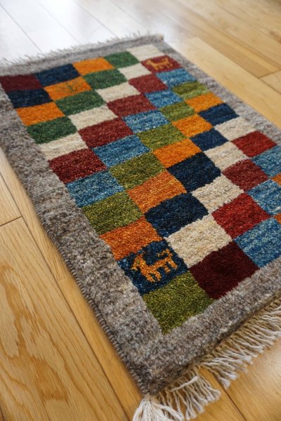 画像3: ギャッベ/玄関マット小57×42cm