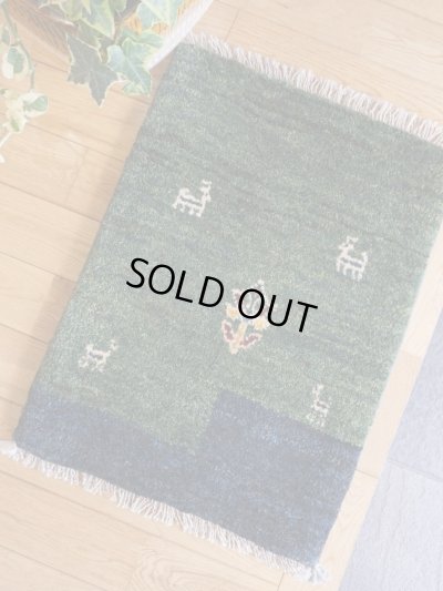 画像1: ギャッベ/玄関マット小58×44cm