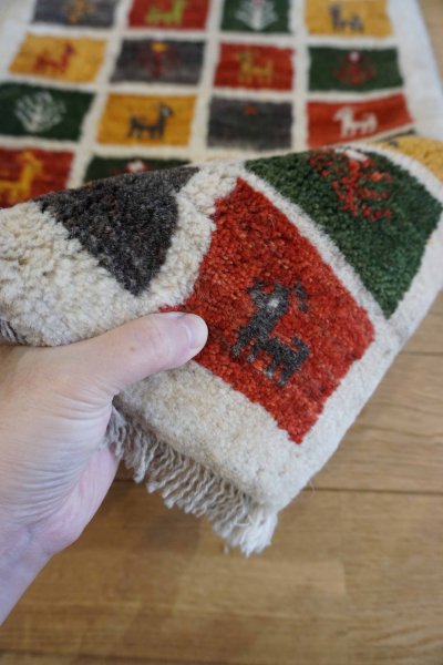 画像5: ギャッベ/玄関マット小58×41cm