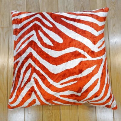 画像1: シルク&ベルベットクッションカバー約50×50cm(中材付き)