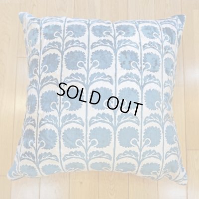 画像1: シルク&ベルベットクッションカバー約50×50cm（中材付き）