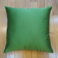 画像2: シルク&ベルベットクッションカバー約50×50cm（中材付き） (2)