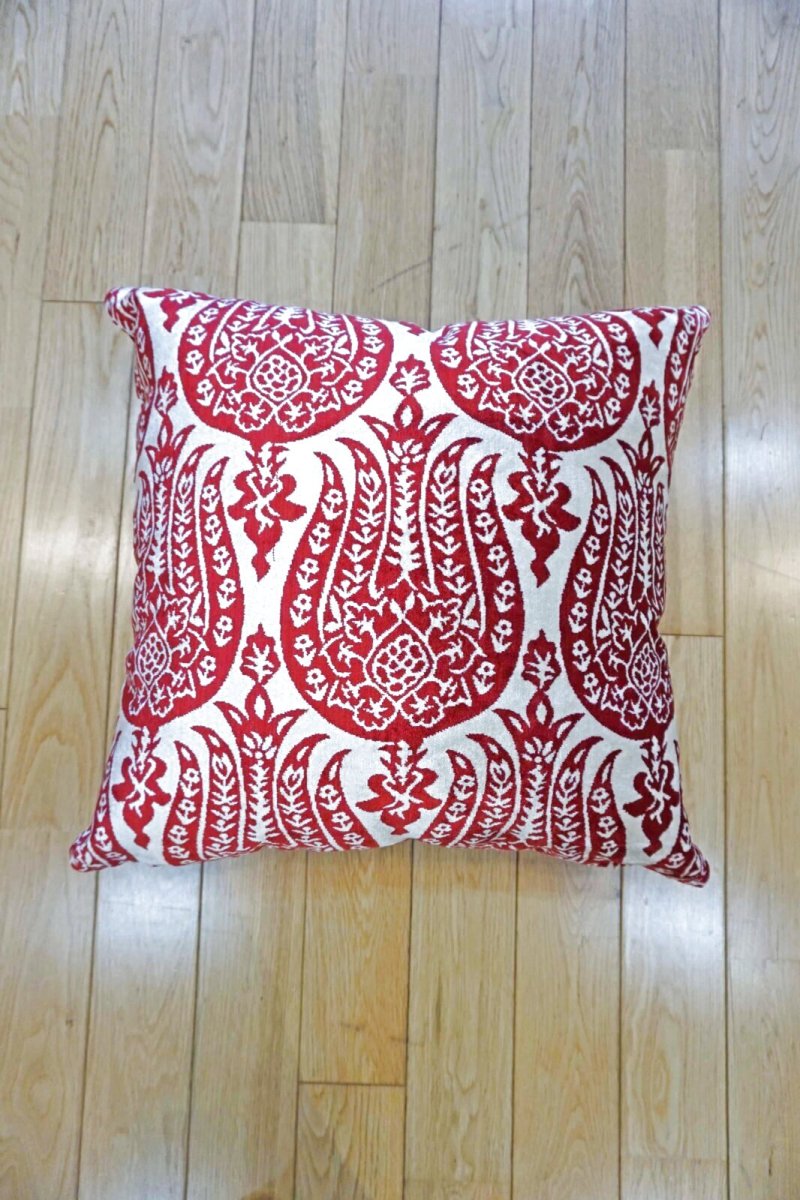 画像1: シルク&ベルベットクッションカバー約50×50cm（中材付き）