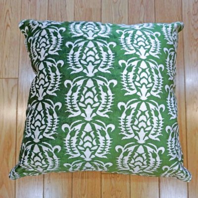 画像1: シルク&ベルベットクッションカバー約50×50cm（中材付き）