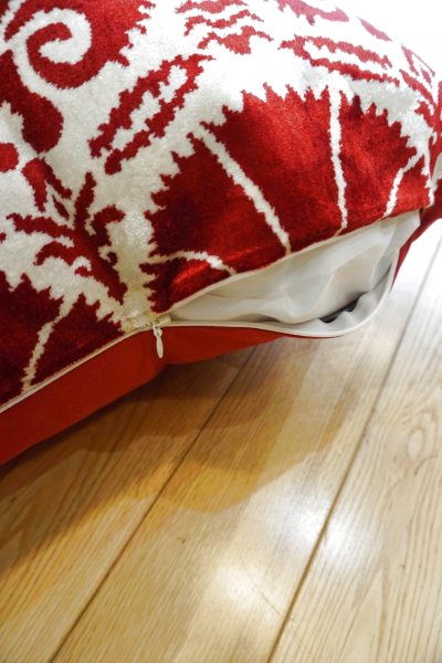 画像4: シルク&ベルベットクッションカバー約50×50cm（中材付き）