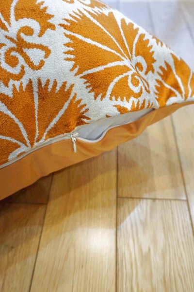 画像4: シルク&ベルベットクッションカバー約50×50cm（中材付き）