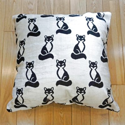 画像1: シルク&ベルベットクッションカバー約50×50cm（中材付き）