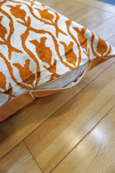 画像4: シルク&ベルベットクッションカバー約50×50cm（中材付き）