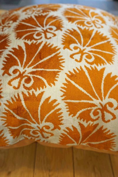 画像3: シルク&ベルベットクッションカバー約50×50cm（中材付き）