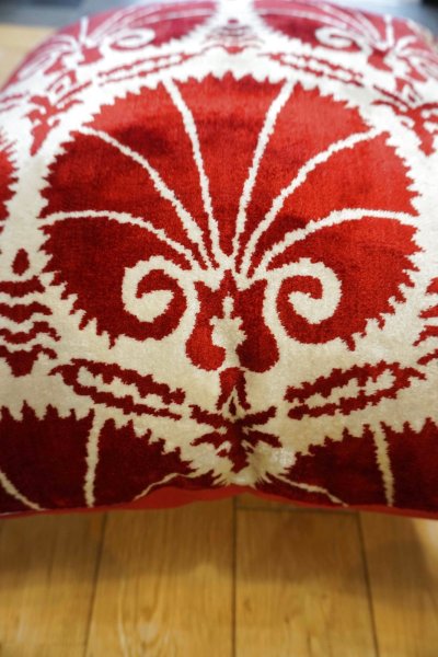 画像3: シルク&ベルベットクッションカバー約50×50cm（中材付き）