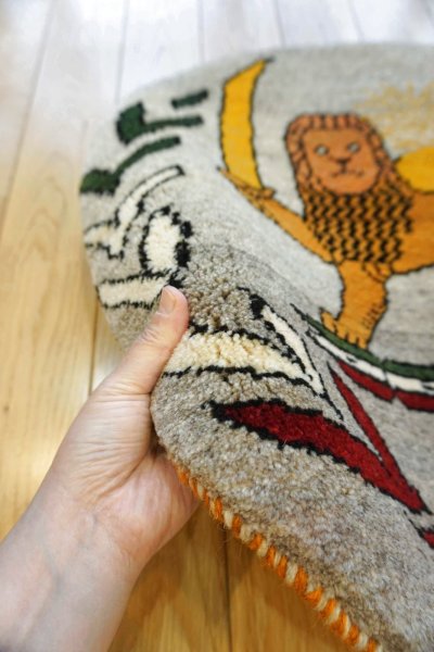 画像3: カシュクリ/座布団サイズ大・丸58×58cm