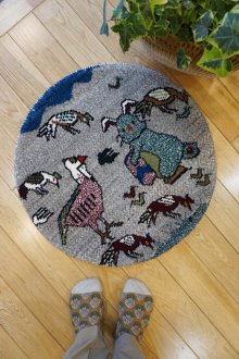 おすすめPoint！3: カシュクリ/座布団サイズ大・丸55×55cm