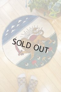 カシュクリ/座布団サイズ大・丸62×60cm