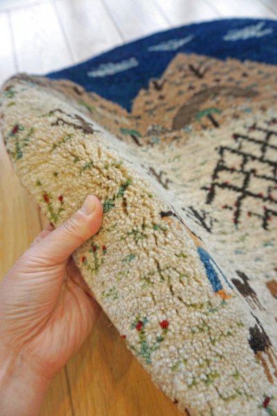 画像3: カシュクリ/座布団サイズ大・丸58×58cm