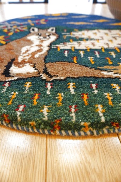 画像4: カシュクリ/座布団サイズ大・丸58×58cm