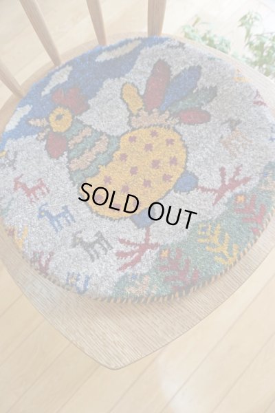 画像5: カシュクリ/座布団サイズ・丸38×38cm