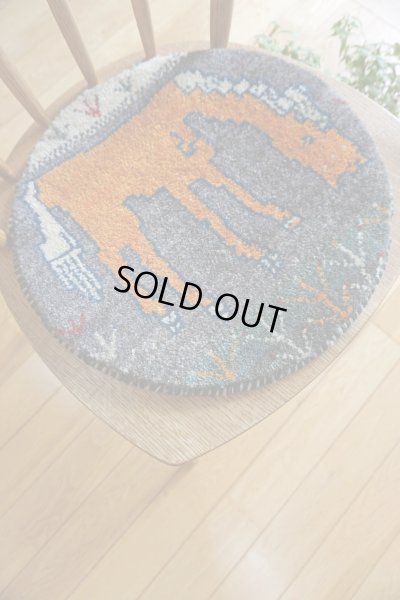 画像5: カシュクリ/座布団サイズ・丸39×39cm