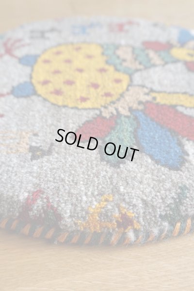 画像4: カシュクリ/座布団サイズ・丸38×38cm