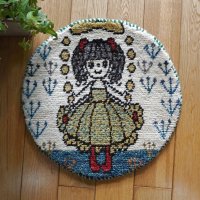 カシュクリ/座布団サイズ・丸38×38cm