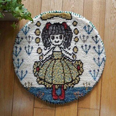 画像1: カシュクリ/座布団サイズ・丸38×38cm