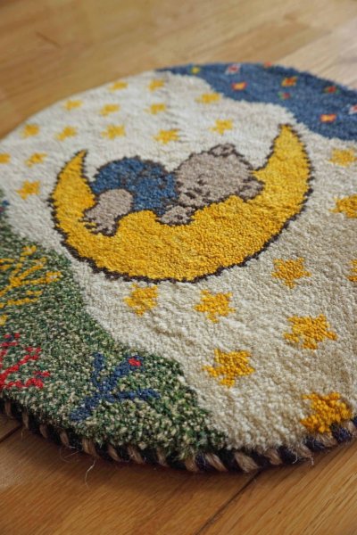 画像2: カシュクリ/座布団サイズ・丸39×39cm