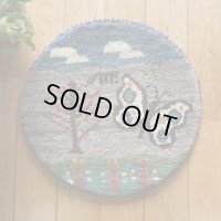 カシュクリ/座布団サイズ・丸38×38cm