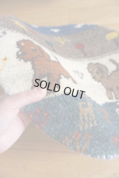 画像3: カシュクリ/座布団サイズ・丸38×38cm