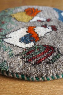 おすすめPoint！2: カシュクリ/座布団サイズ・丸38×38cm