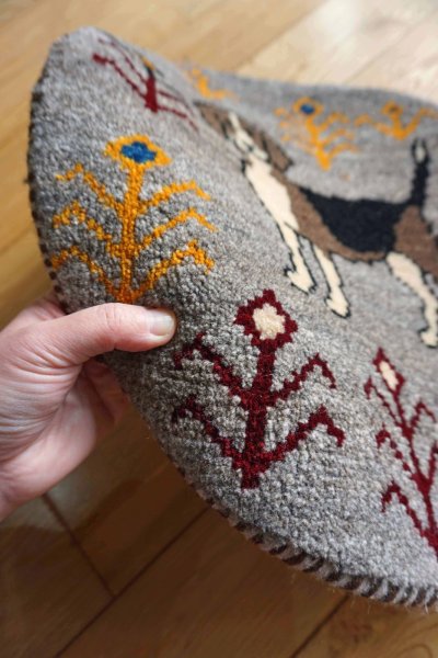 画像3: カシュクリ/座布団サイズ・丸39×39cm