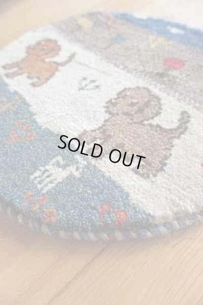 画像2: カシュクリ/座布団サイズ・丸38×38cm