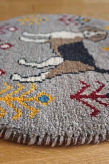 おすすめPoint！2: カシュクリ/座布団サイズ・丸39×39cm