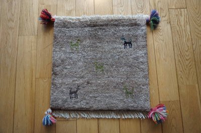 画像3:  『福袋2026』ギャッベ/座布団サイズ約40×40cm 2枚セット 通常価格¥19,800 