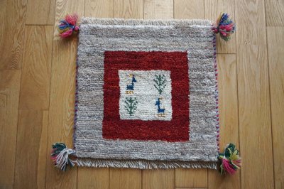 画像2:  『福袋2026』ギャッベ/座布団サイズ約40×40cm 2枚セット 通常価格¥19,800 