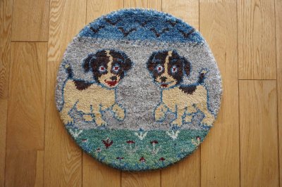 画像2:  『福袋2026』カシュクリ/座布団サイズ丸約40×40cm 2枚セット 通常価格¥37,400 