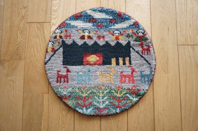 画像2:  『福袋2026』カシュクリ/座布団サイズ丸約40×40cm 2枚セット 通常価格¥37,400 