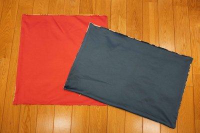 画像4:  『福袋2026』シルク&ベルベットクッションカバー/約50×50cm 約60×40cm 2枚セット 通常価格¥26,400 