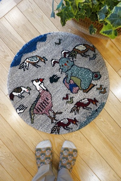 画像5:  『福袋2026』カシュクリ/座布団サイズ大・丸55×55cm 通常価格¥99,000 