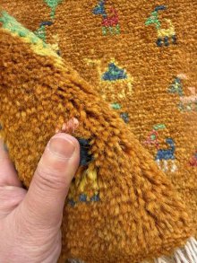 おすすめPoint！2: ギャッベ/座布団サイズ39×41cm（フリンジ・ボンボリあり）